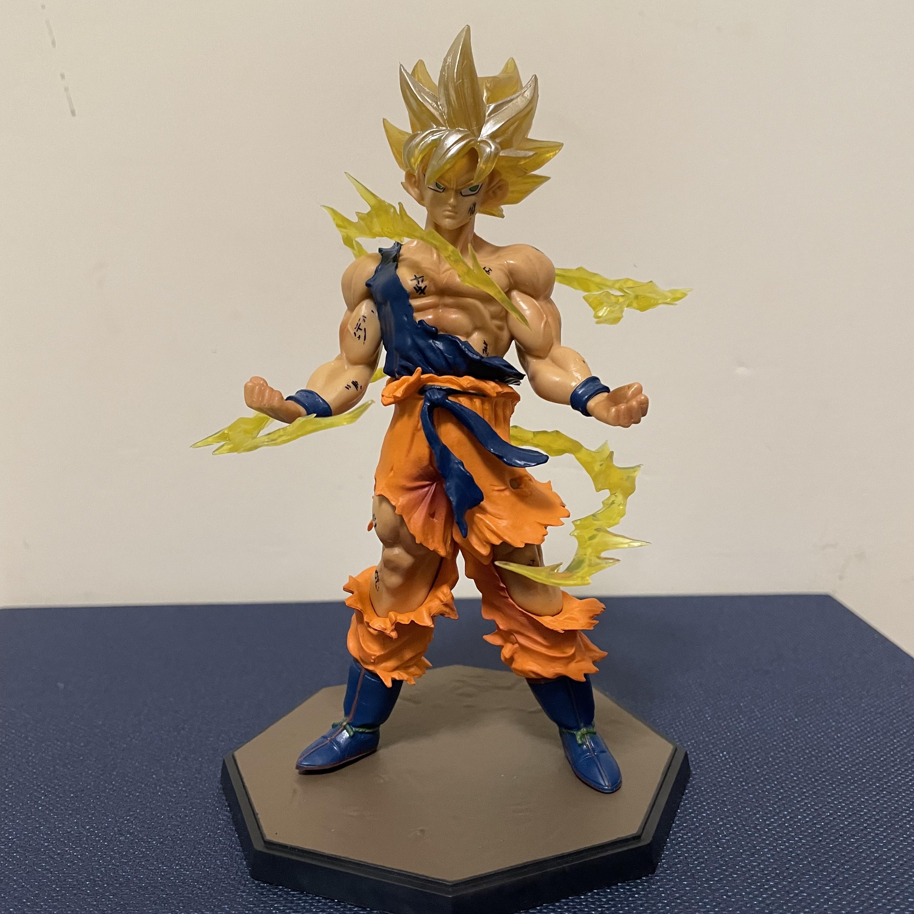 Son Goku Super Saiyan Anime Figure 16cm Goku DBZ Action Figure Model Gifts Collectible Figurines for Kids