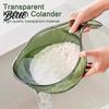 Pasta Drainer for Kitchen Multipurpose Rice Washing Bowl with Handle Plastic Colander Basin Quinoa Cleaning Tool Vegetables And Fruits Durable
