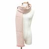 Pristine GUCCI Scarf GG wool scarf Mini fringe pink wool Women 848507 Used