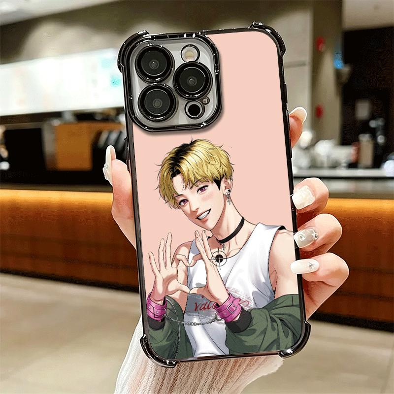 B-J A-Alex Anime Soft Phone Case For iPhone 15 16 17 Air 14 Pro Max 16E Plus 13 12 Mini Plating Anti-Fall Fundas