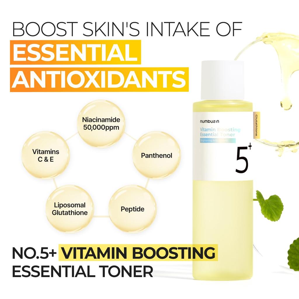 numbuzin No. 5+ Vitamin Boosting Essential Toner 200mL