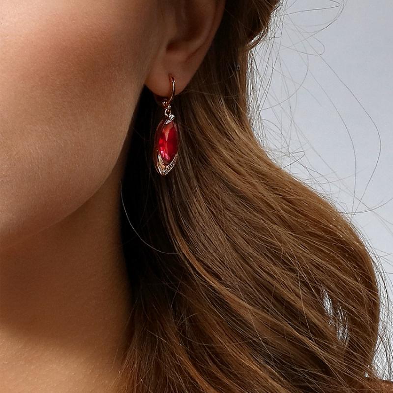 Sace Gems Klassische Kupfer-Zirkon-Ohrringe für Frauen, Hochzeitsgeschenke