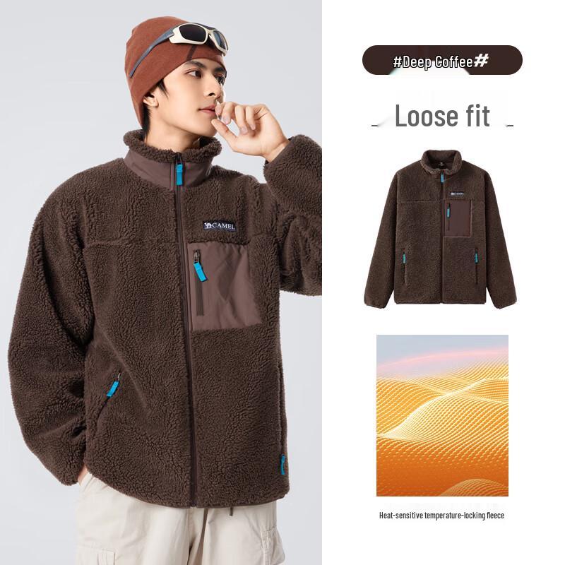 

Camel Men s Autumn/Winter Fleece Jacket M