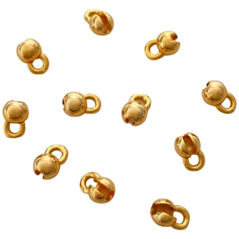 Snap Button Bead Connector Clasp for DIY Jewelry Making