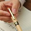 Signature Pen Fountain Pen Smooth Writing Pen Bamboo Pen Practical Metal Ballpoint Pen Business Pen School Supplies
