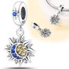 Charms Original Copper Star Shape and Moon Beads Fit Bracelet Jewelry Diy Women Party Gift High Quality Durable Material