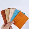 1Pc Pu Leather Id Card Holder Candy Color Bank Credit Card Box Multi Slot Slim Card Case Wallet Women Men Business Card Cover