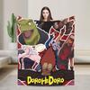 Super Soft Dorohedoro Anime Throw Blanket Premium Fleece Flannel Lightweight Bed Blanket Cozy Plush Blankets All Season Use