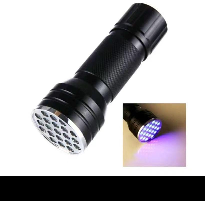Aluminum Alloy 51 LED UV Flashlight for Scorpion Detection, Currency Verification, and Curing.