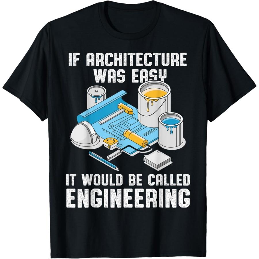 

Future Architects If Architecture Was Easy Architects T-Shirt XXXXXL чорний