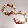 Retro Apple Bead Bracelet Cute Color Mixed Star Women Bracelet Fashion Design Jewelry Trend Bracelet Accessories Gift