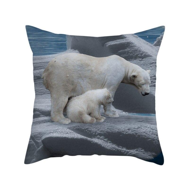 polar bear pillow case