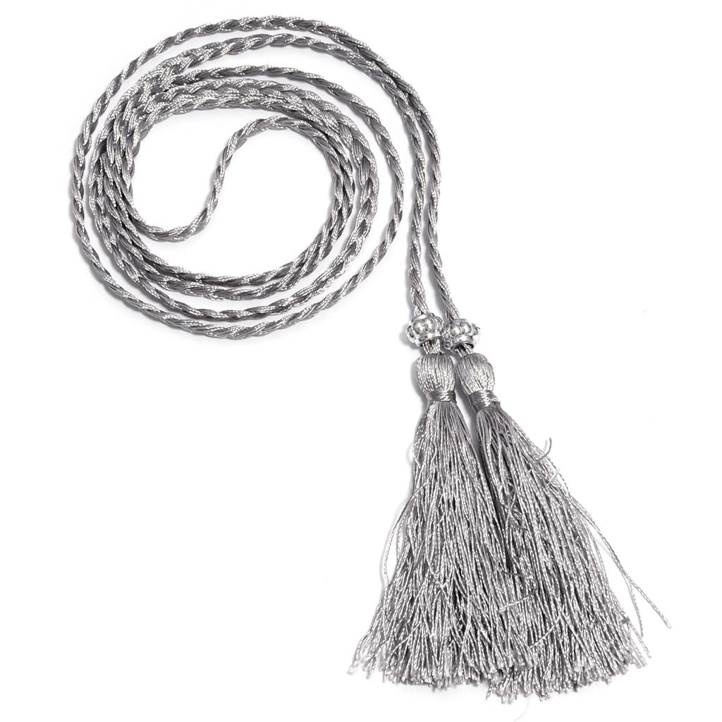1strip Braided Tassel Belt 168cm Women Waist Belt Rope For DIY Handmade Home Casual Clothing Decoration Waist Belt Accessories