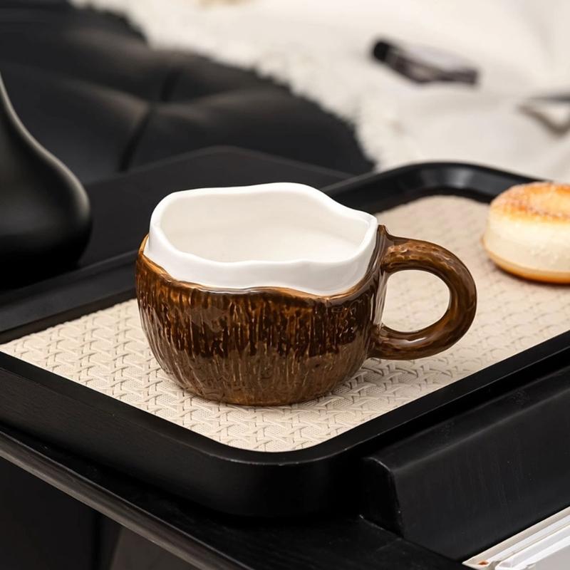280ml Porcelain Coffee Cup Design Style Cup For Kitchen Breakfast decoration