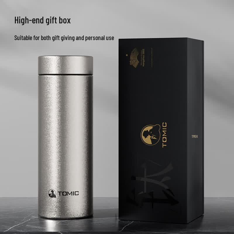 TOMIC Pure Titanium Insulated Water Bottle