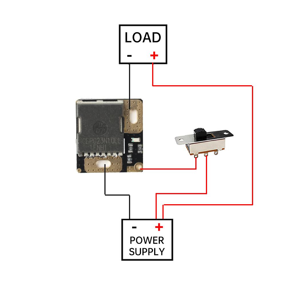 5PCS 200A 300A Mini MOS Trigger Switch Driver Module Field Effect Transistor PWM Regulation Electronic Switch Control Board