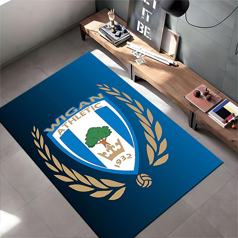 Wigan Athletic Team Logo Carpet suitable as a non-slip mat for the living room or bedroom sofa