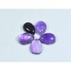 9X13MM Natural Amethst Ring Size Pear Cabochon Loose Gemstone 5Pcs Lot 23Cts A-435