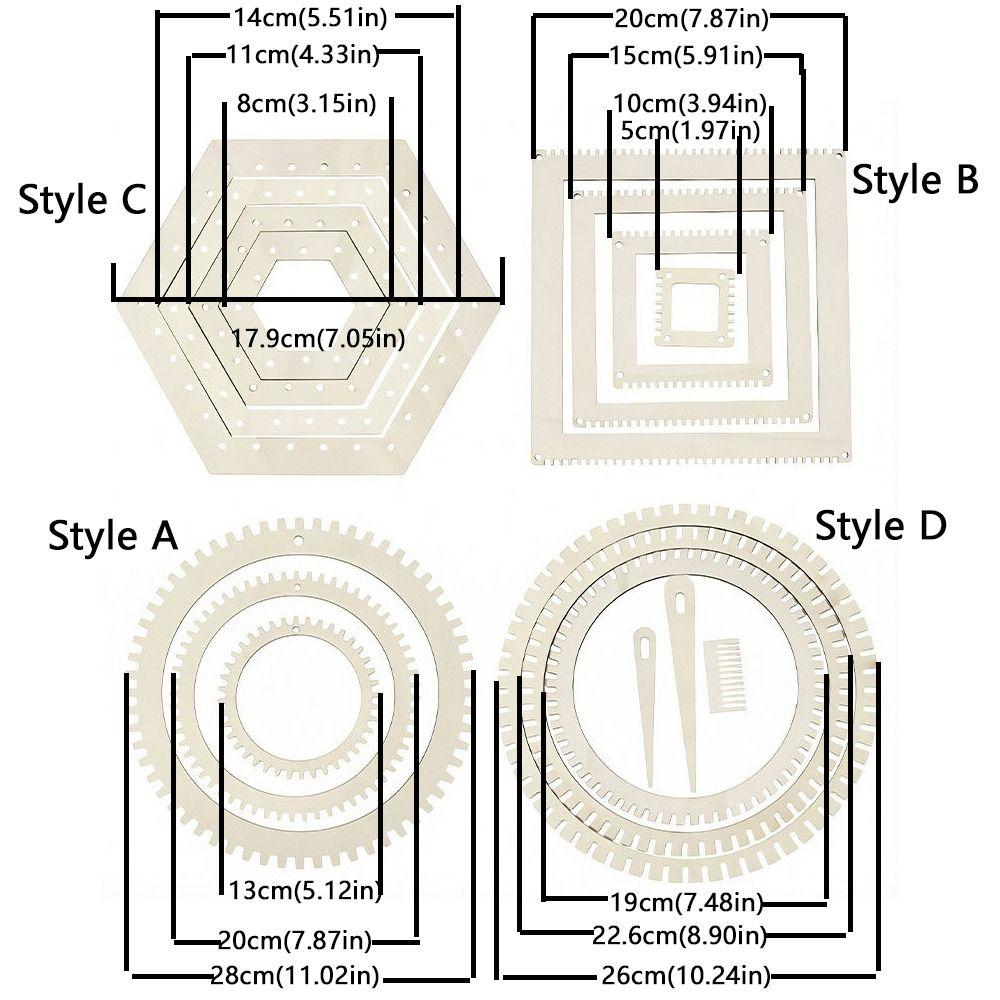 Traditionelle Handwebmaschine Vielseitige Strick-Web-Liebhaber-Werkzeuge Deckenherstellung