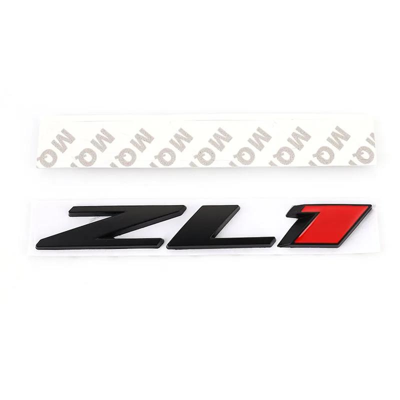 ZL1 Logo Car Rear Trunk Emblem Sticker for Chevrolet Camaro Cavalier Onix Cruze Aveo Silverado Side Decal Modified Decoration