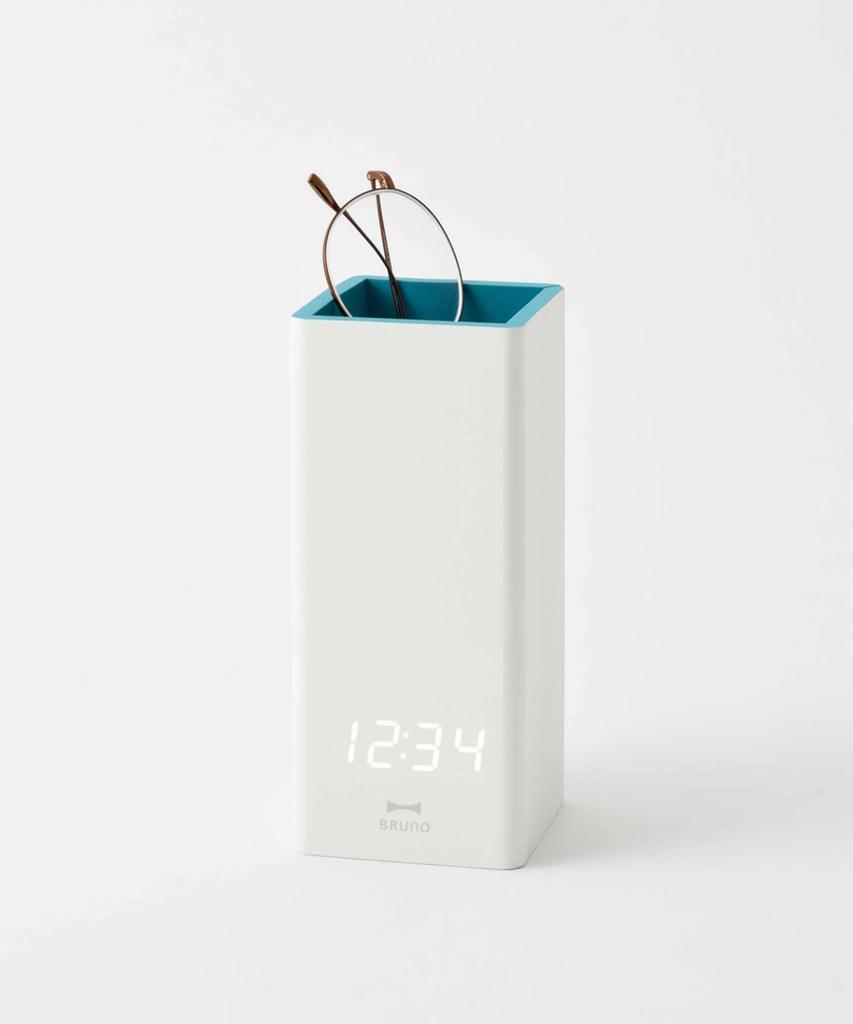 BRUNO Pen Stand Clock Ivory No Size BCA028-IV×TQS