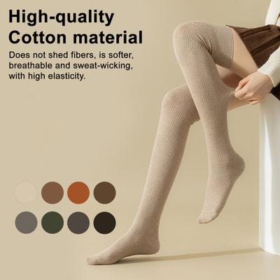 Yousheng Women Thigh High Socks Extra Long Over The Knee Socks Thick Cotton Knit Boot Stockings Winter Leg Warmers