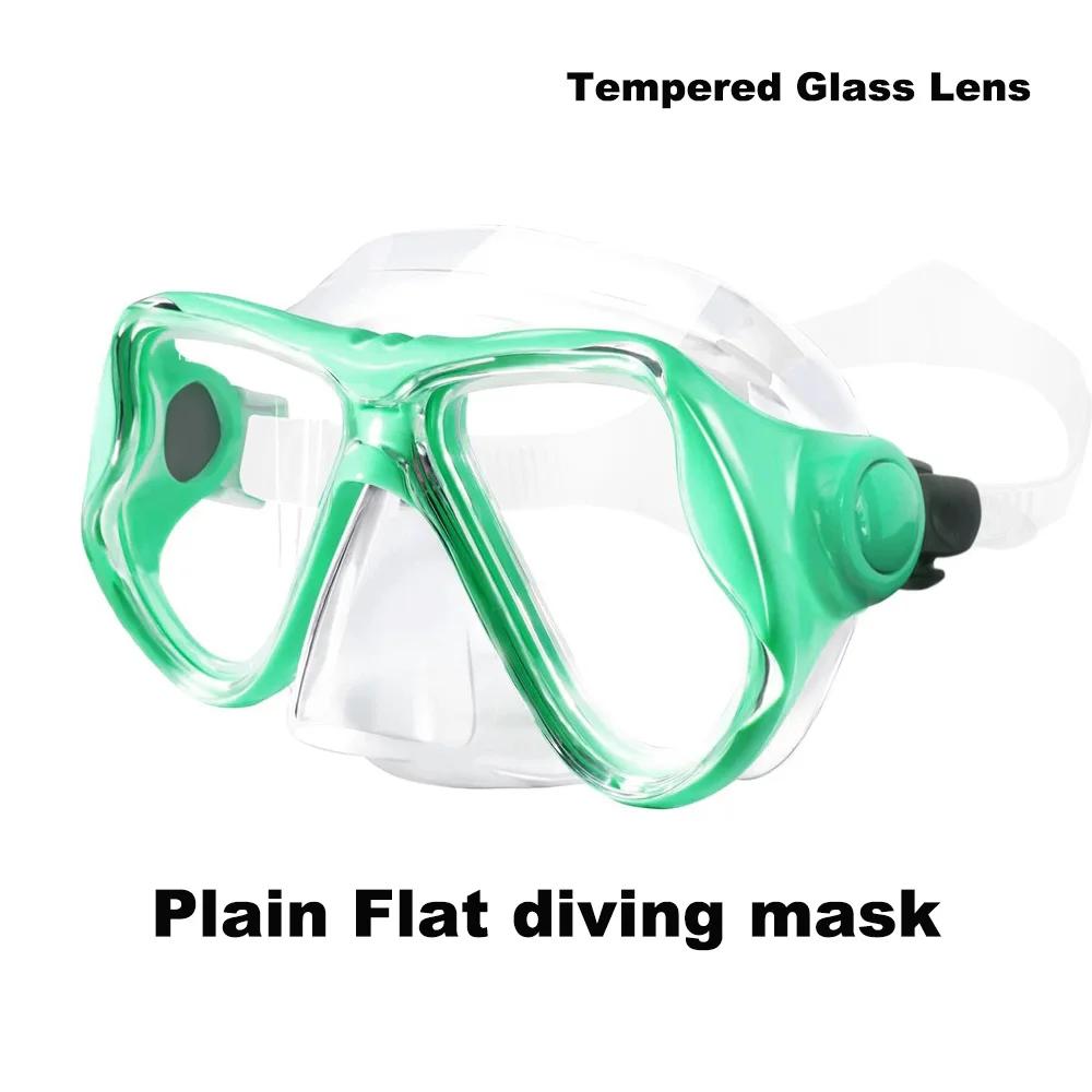 Nearsighted Myopia Diving Mask Dive Swimming Glasses Resin Plastic Lens, Googles Silicone Short-sighted Reading
