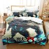 Kaiju No. 8 Beding Set Single Twin Ful Quen King-Sized Dimensionsd Dimensions Bed Linen Set Adult People Kid Bedrom Duvet cover Sets 3D Print Anime