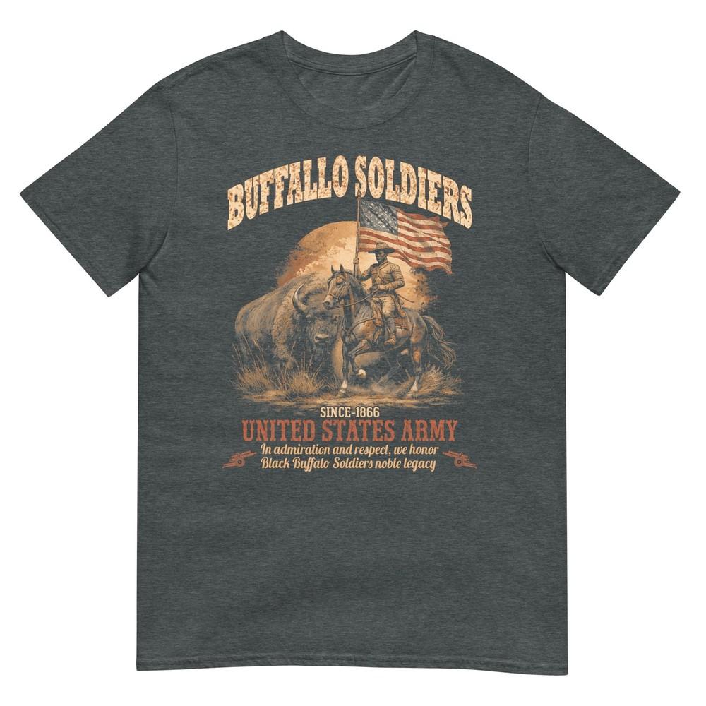 Buffalo Soldiers African American Black History Military Us TShirt
