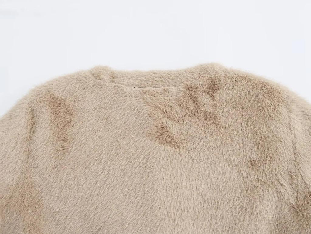 Autumn Women's Faux Fur Effect Short Jacket - European & American Chic Design