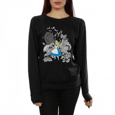 Womens/Ladies Flowers Cotton Sweatshirt