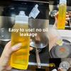 Extruded Oil Can, High-temperature Resistant Food-grade Plastic Screw-down Bottle Nozzle, Control Volume, Household Kitchen Oil Spray Bottle