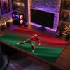 Podkładka pod mysz z herbem Cristiano Ronaldo, Rozszerzona antypoślizgowa gumowa mata na biurko do gier, biura, laptopa, Prezent dla fana