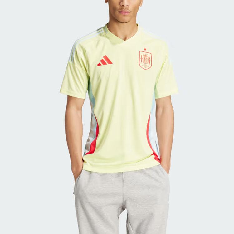 Adidas Spain 24 Away Jersey Pulse Yellow/Halo Mint Men Streetwear IS9033