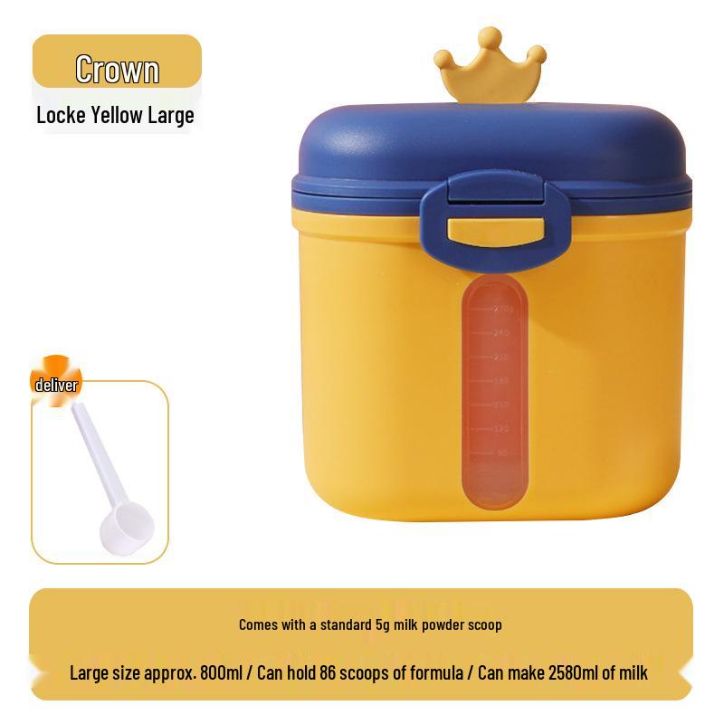 Sealed, Moisture-Proof Baby Milk Powder and Cereal Storage Container for Outings
