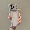 Translucent Matte Lens Protective Magnetic Case ForiPhone 17 Air 16 15 14 Plus 13 12 11 Pro Max ForMagsafe Hard Acrylic Cover