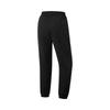 Li Ning Fitness Series Solid Color Mid Waist Comfortable Breathable Versatile Cuffed Sports Long Pants Women Bottoms Black AYKU920-1