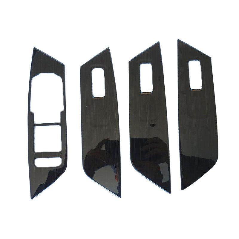 Window Control Panel Trim for Skoda Kodiaq 2016 2017 2018 Interior Metal Cover Car Styling Accessories 4 Pcs