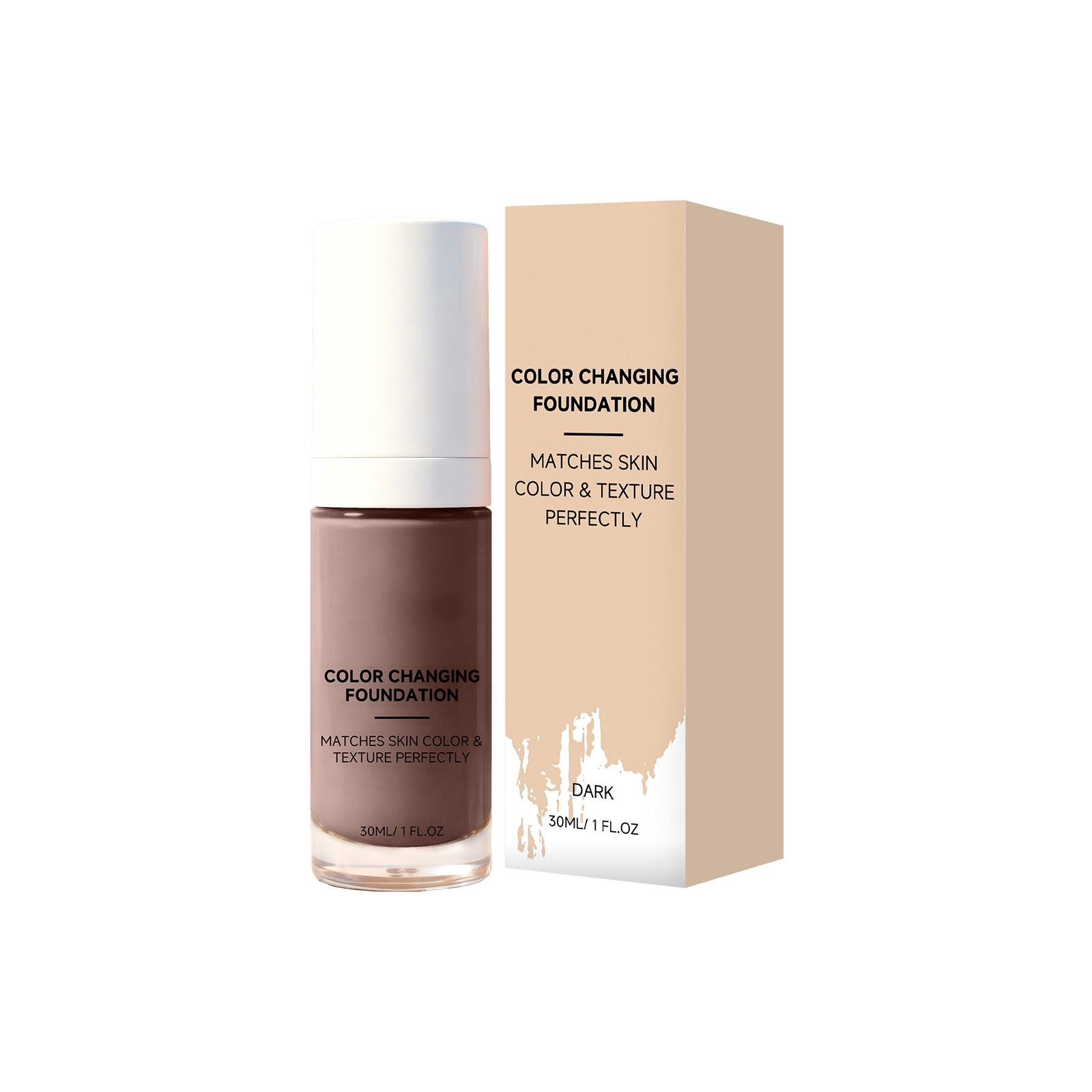 Heat-sensitive tinted liquid foundation Deep flesh color Naturally delicate 30ml