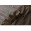 Chinese Size Men Leather Jacket Style Brown Genuine Cowhide Coat Soft Slim Fit Spring Vintage