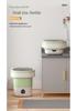 Portable Folding Mini Washing Machine - 12L Automatic for Underwear & Dorms