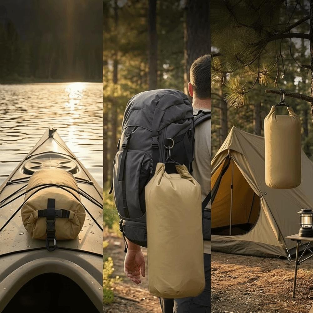 Foldable Waterproof Dry Bag Large Capacity Floating Bag Hiking Storage Bag Adventure Paddle