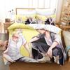 New  Tokyo Revengers Bedding Set Single Twin Full Queen King Size Bed Set Adult Kid Bedroom Duvet Cover Sets Home Textiles