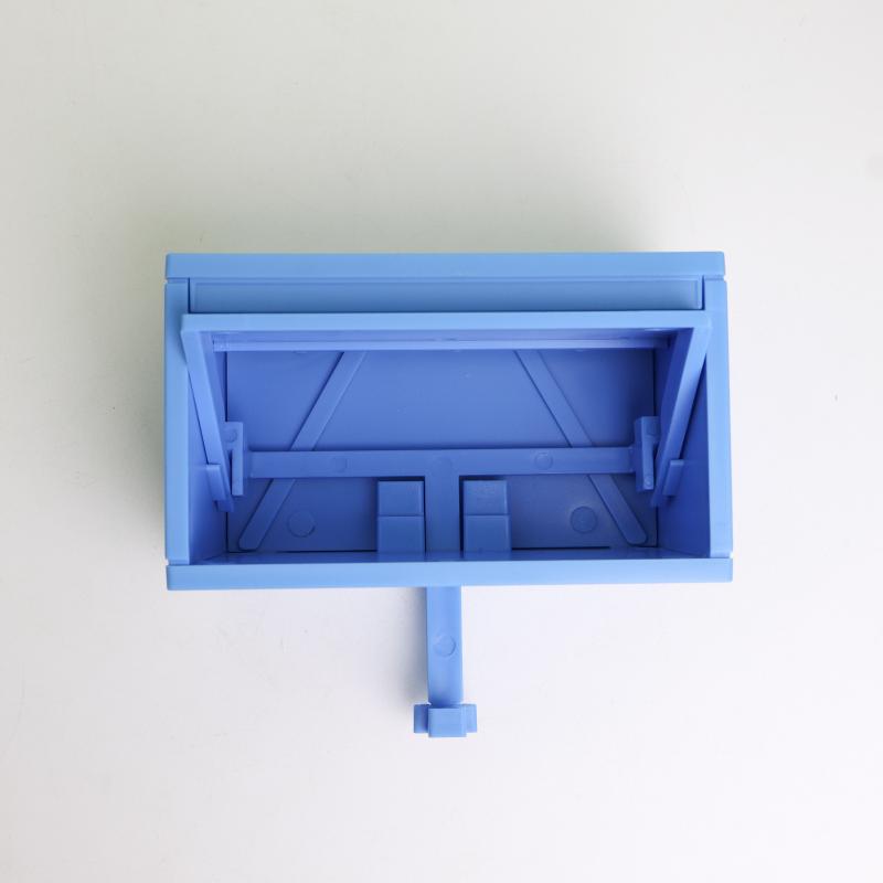 

Тримач для ключів від гаража з дверцятами, що відчиняються, Забавний брелок для ключів від гаража, Настінний тримач для ключів від машини, Легка установка, Настінна прикраса синій