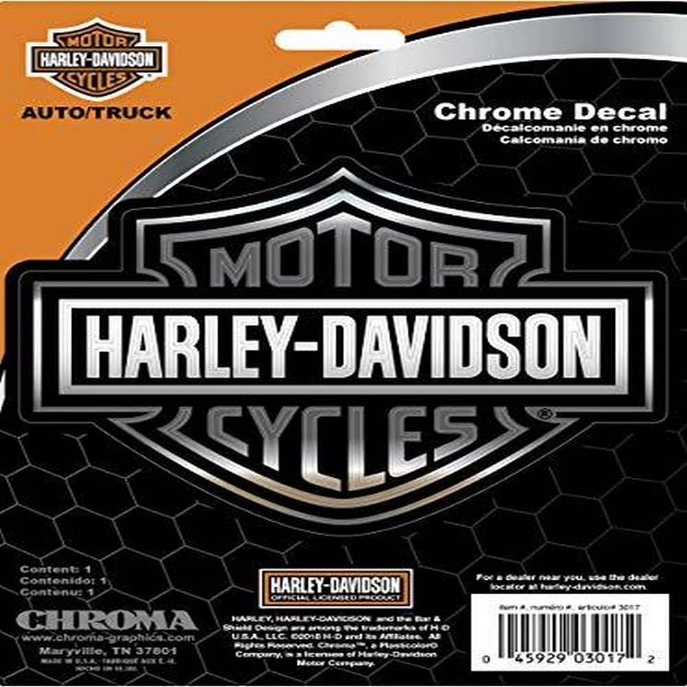 

Классическая наклейка-эмблема Harley-Davidson серебряный