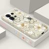 Lanyard Soft TPU Case For Xiaomi Redmi Note 13 14 Pro Plus 12 14 Pro 5G Note 13 11 13C 4G White Flower Silicone Phone Cover