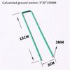 U-Shaped Ground Stakes Landscape Staples U-Shaped Weed Control Ground Stakes Fixed Pegs Weed Barrier Cloth Ground Nail