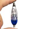 Diamond Shape Deep  Drop Underwater Fishing Squid LED Lure Light with hook Bass Spoon Flash Lamp