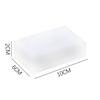 Multipurpose Melamine Foam Cleaning Sponges for Household Kitchen Bathroom Office Use Pack of 10 Rectangular Eraser Pads