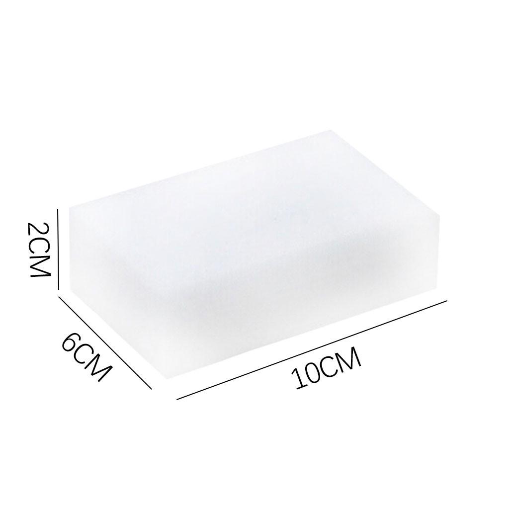 Multipurpose Melamine Foam Cleaning Sponges for Household Kitchen Bathroom Office Use Pack of 10 Rectangular Eraser Pads